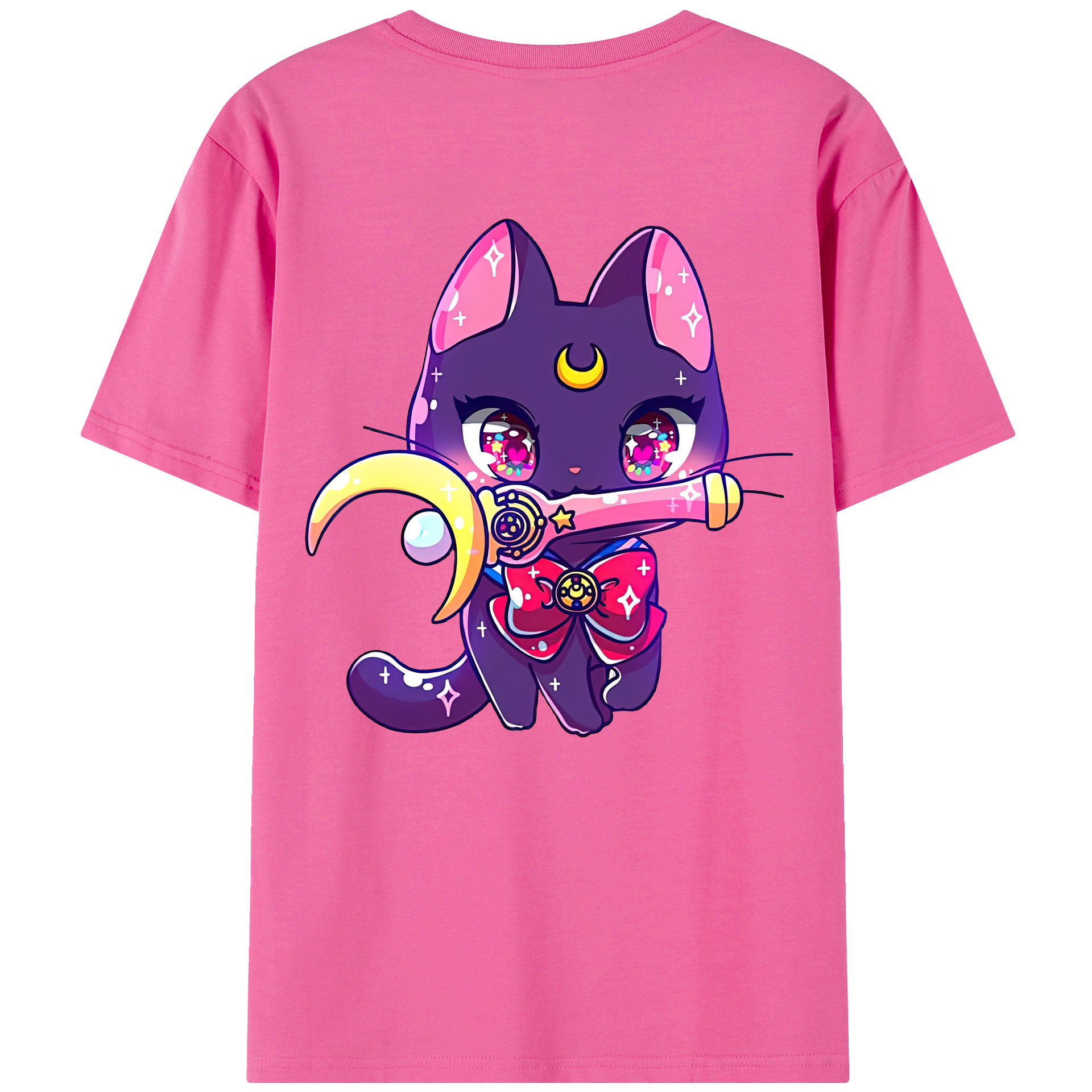 （画像用） 美少女戦士セーラームーン Sailor Moon レディース半袖Tシャツ(バックプリント)